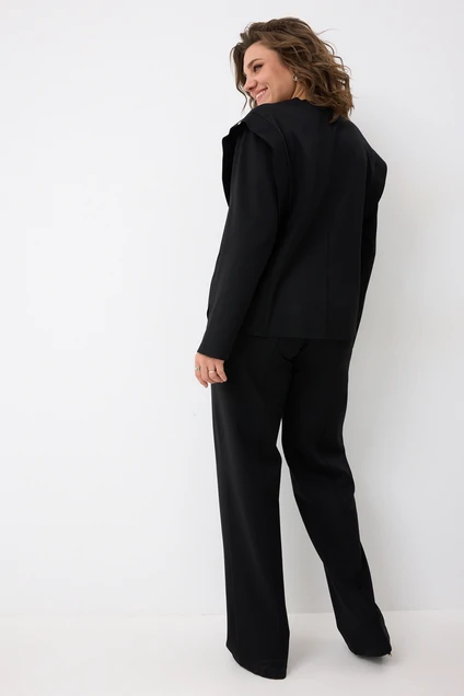 Костюм брючный 3104 черный BegiModa