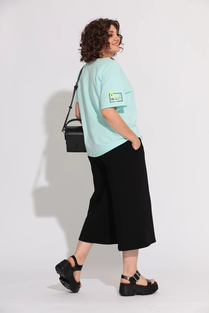 Блузка 4004 мятный BegiModa