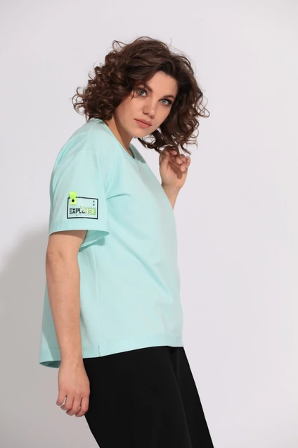 Блузка 4004 мятный BegiModa