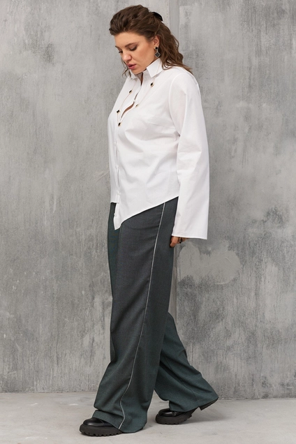 Блузка 4108 белый BegiModa