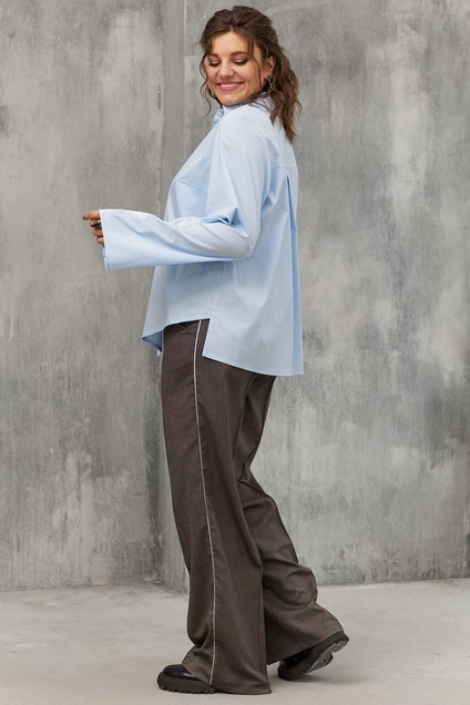 Блузка 4108 голубой BegiModa