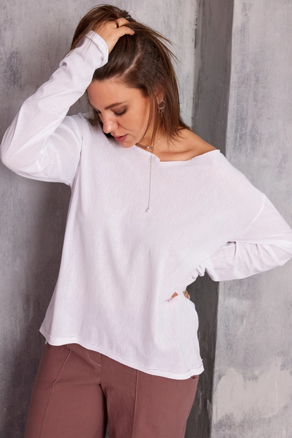 Джемпер 4129 белый BegiModa