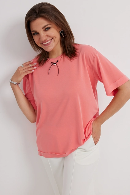 Футболка 4134 коралл BegiModa