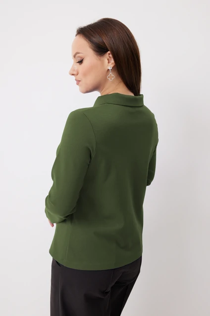 Блузка 4147 хаки BegiModa