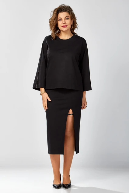 Джемпер 4155 черный BegiModa