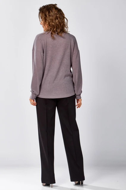 Джемпер 4156 фиолетовый пепел BegiModa