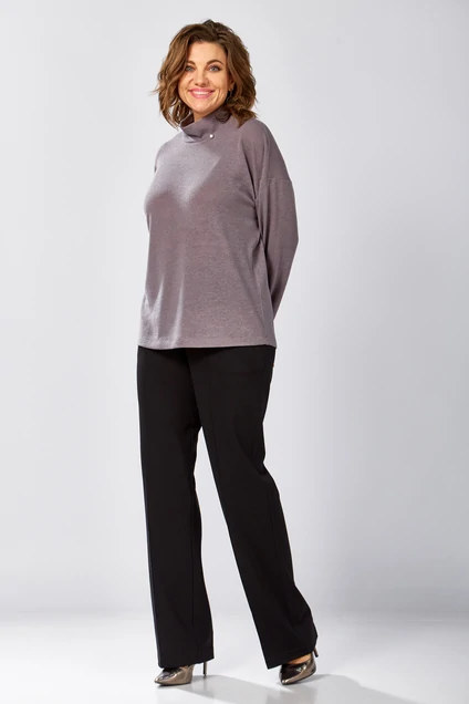 Джемпер 4156 фиолетовый пепел BegiModa