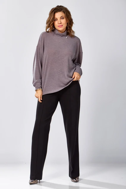 Джемпер 4156 фиолетовый пепел BegiModa