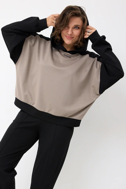 Джемпер 4157 черный кварц  BegiModa