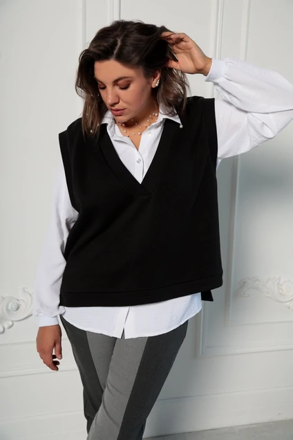 Жилет 7006 черный BegiModa