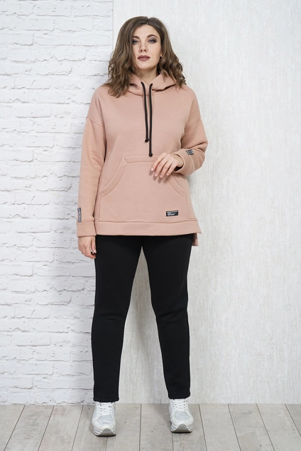 Спортивный костюм 4315 бежевый+черный Белтрикотаж