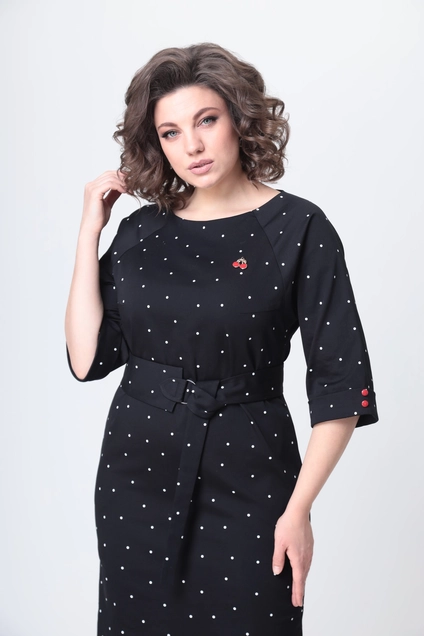 Платье 720 крупный горох Bonna Image