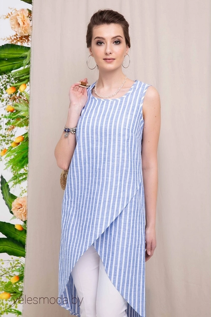 Туника 8020 голубой Daloria