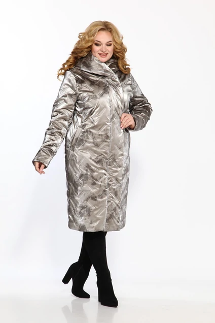 Пальто  1735 бежевый Diamant
