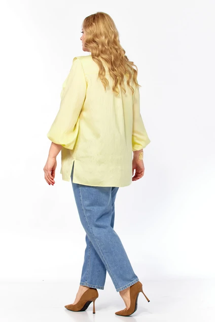 Блузка 2469а желтый Элль-стиль