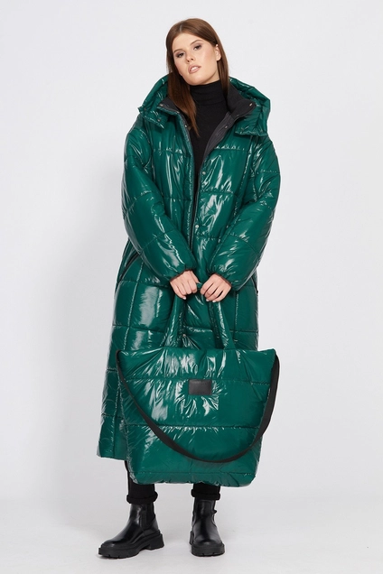 Пальто 2470 зеленый EOLA
