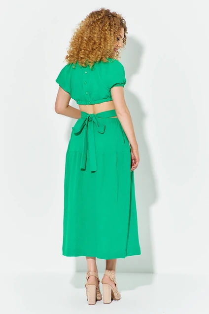 Платье 609 зеленый Euro Moda