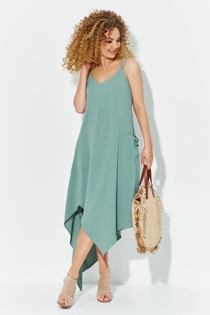 Платье 612 бирюзовый Euro Moda