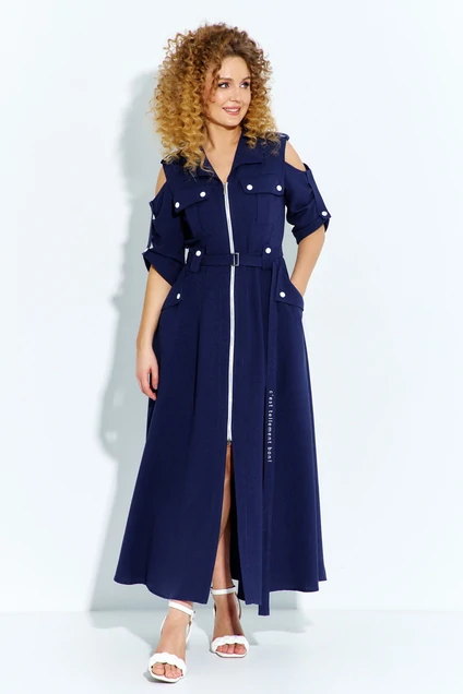 Платье 690 черника Euro Moda