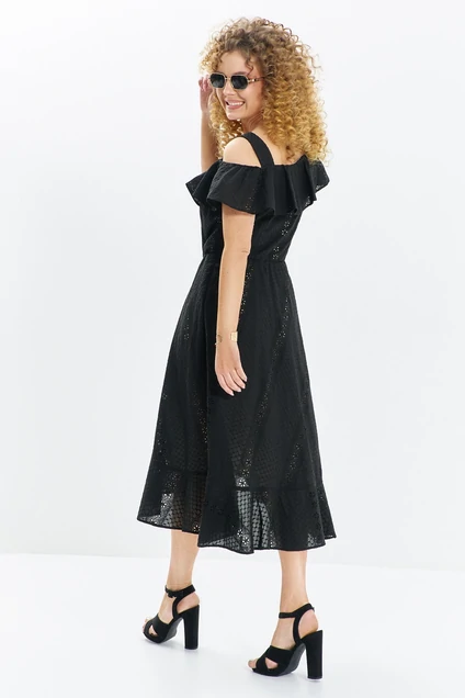 Платье 709 черный Euro Moda