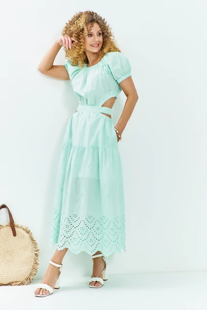 Платье 721 мята Euro Moda