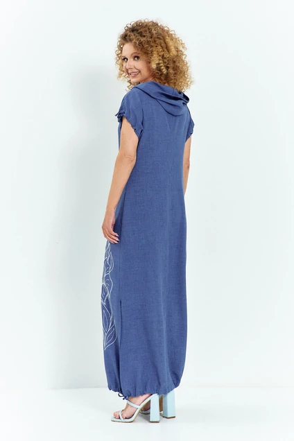 Платье 732 джинсовый Euro Moda