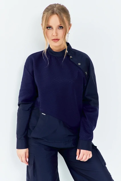 Спортивный костюм 787 синий Euro Moda