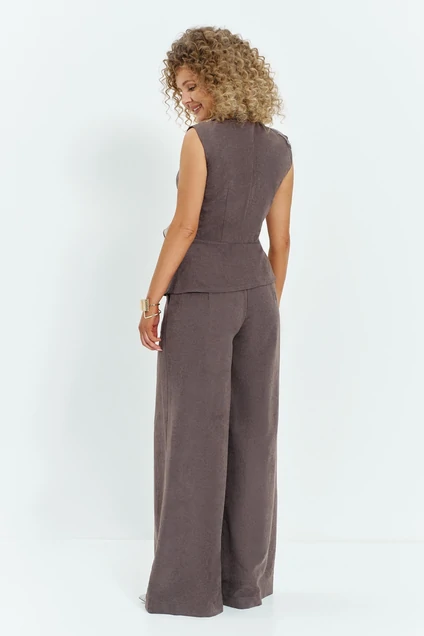 Костюм брючный 801 капучино Euro Moda