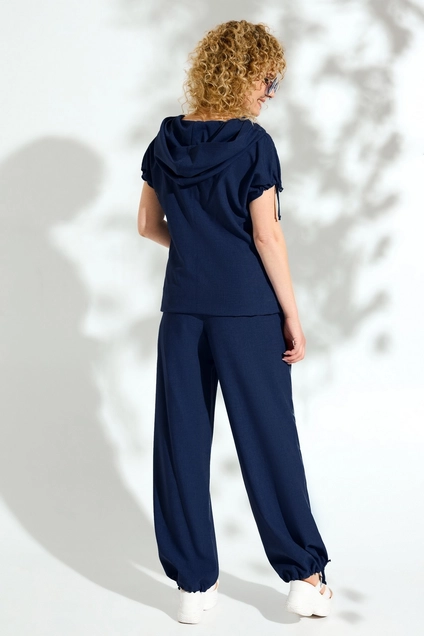 Костюм брючный 099-1 черника Euro Moda