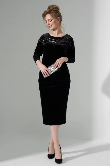 Костюм с юбкой 494 Euro Moda