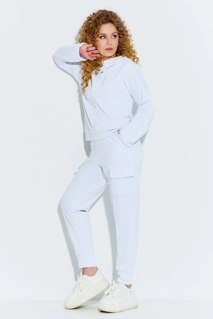 Спортивный костюм 593 белый Euro Moda