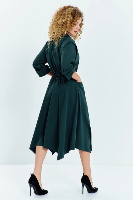 Платье 619 зеленый Euro Moda фото 2
