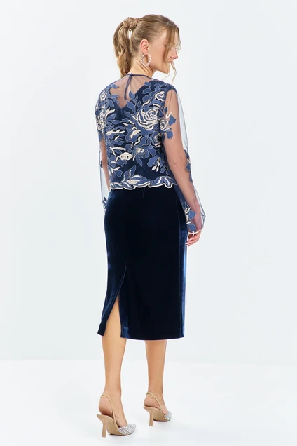 Костюм с платьем 660 Euro Moda
