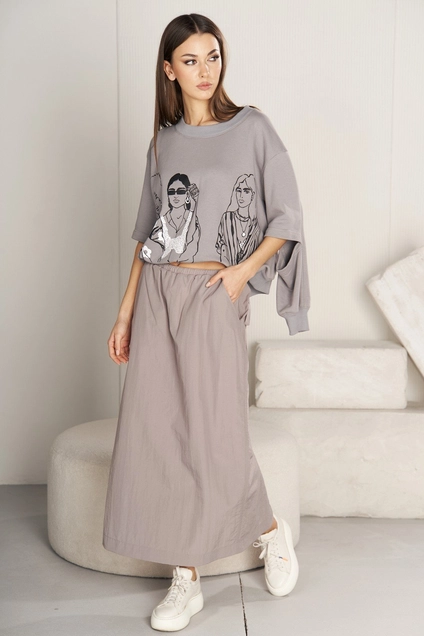 Костюм с юбкой 4742 FantaziaMod