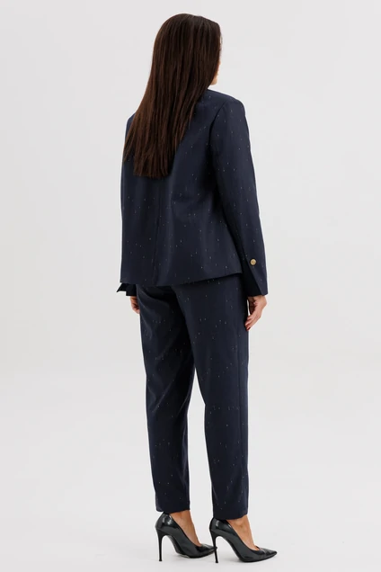 Костюм брючный 5301 синий FantaziaMod фото 2 Костюм брючный 5301 синий FantaziaMod фото 2