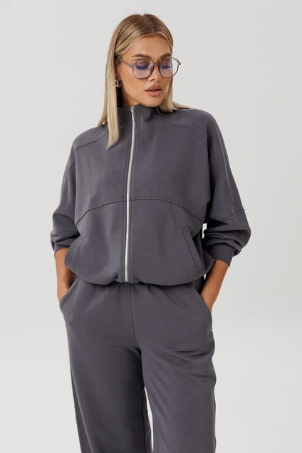Спортивный костюм 5505 серый FantaziaMod