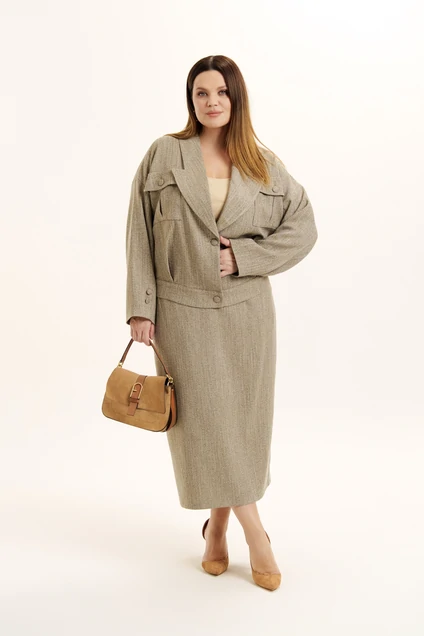 Костюм с юбкой 2403 Deesses