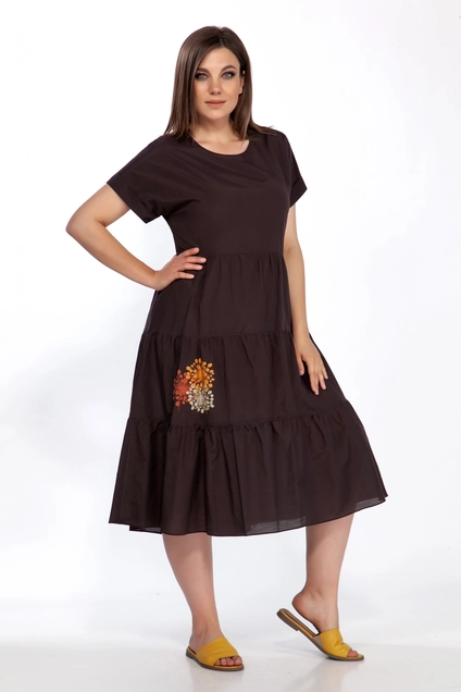 Платье 304 шоколад FOXY FOX