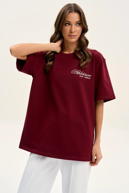 Футболка F1001A-12-01 вишня GO wear