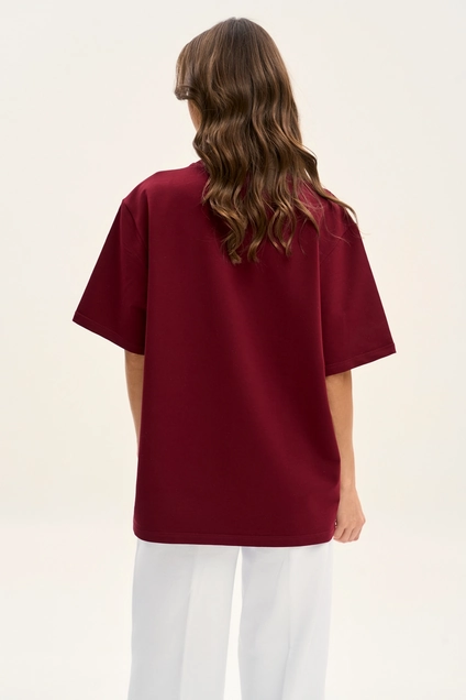 Футболка F1001A-12-01 вишня GO wear