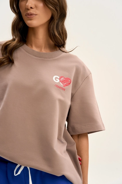 Футболка F1001C-04-03 мокко мусс GO wear