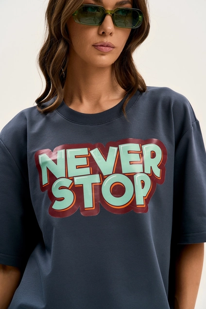 Футболка F1001NS-30-03 графит GO wear