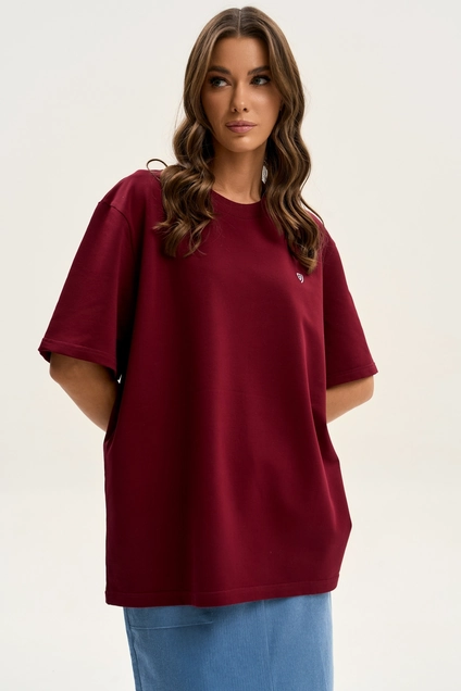 Футболка F1001-12-01 вишня GO wear
