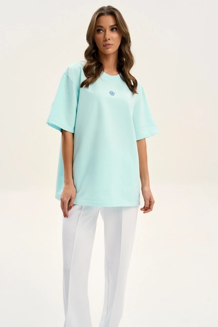 Футболка F1001F- 21-01 небесная бирюза GO wear