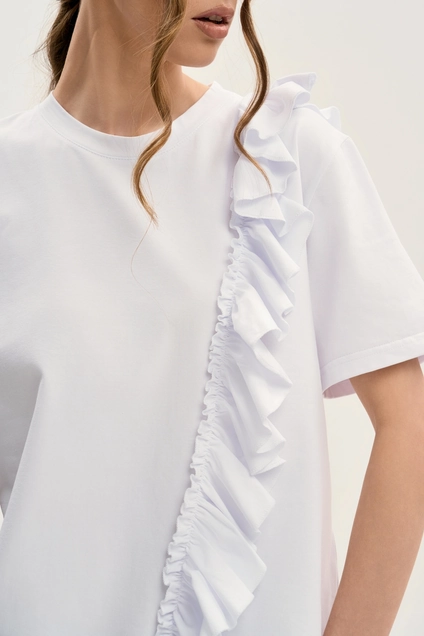 Футболка F1003-01-01 белый GO wear