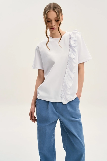 Футболка F1003-01-01 белый GO wear