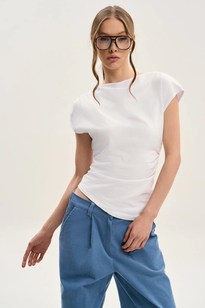 Топ F1009-01-01 белый GO wear