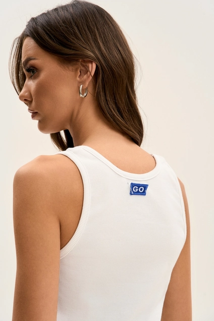 Топ F1010-01-01 белый GO wear