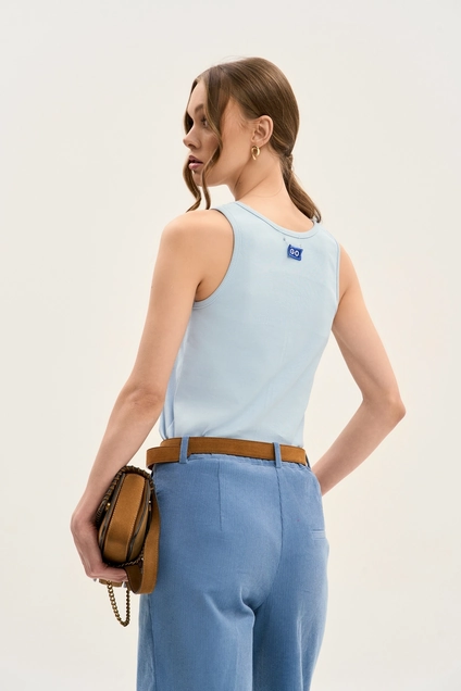 Топ F1010-29-1413 голубой GO wear