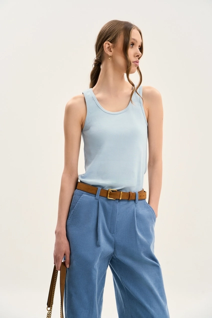 Топ F1010-29-1413 голубой GO wear
